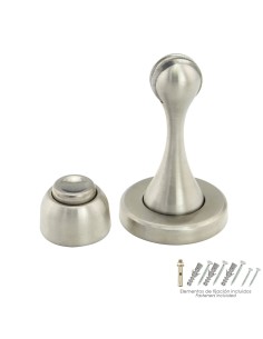 Tope Puerta Retenedor Magnetico Extrafuerte Acero Inoxidable Para Pared y Suelo