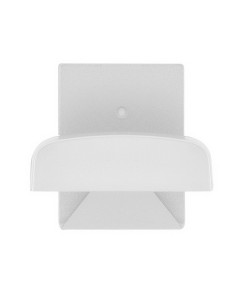 Colgador Percha Adhesivo Acero Inoxidable Color Blanco