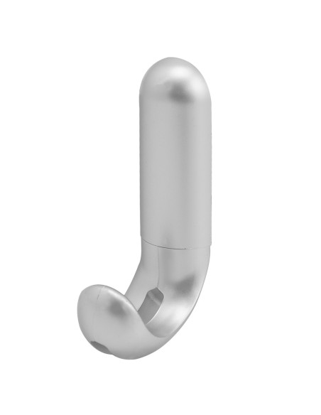Colgador Adhesivo / Atornillable Plateado Mate