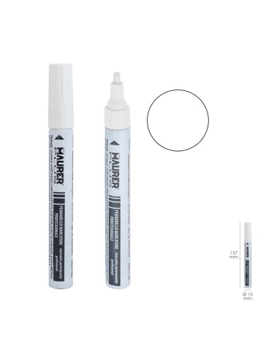 Rotulador Marcador Obra Profesional Pintura Permanente Blanco