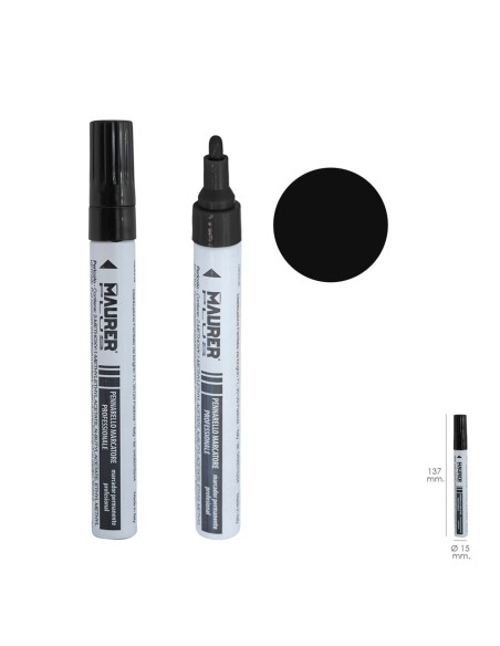 Rotulador Marcador Obra Profesional Pintura Permanente Negro