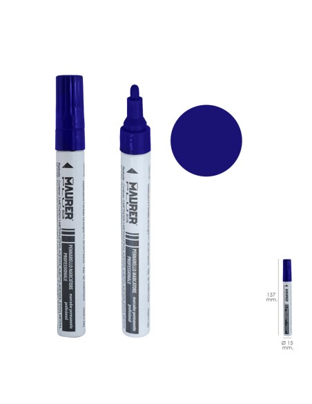 Rotulador Marcador Obra Profesional Pintura Permanente Azul Oscuro
