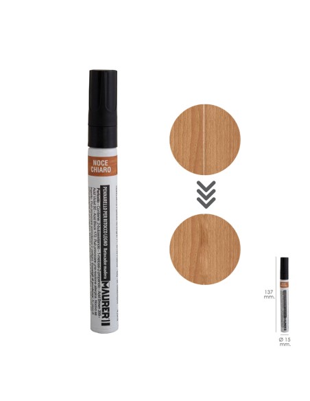 Rotulador Profesional Retoque Madera Color Nogal Claro