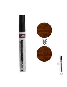 Rotulador Profesional Retoque Madera Color Nogal Oscuro