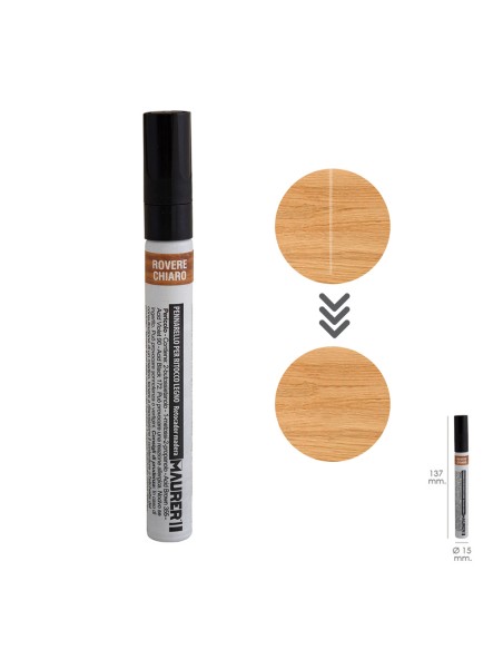Rotulador Profesional Retoque Madera Color Roble