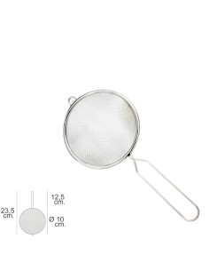 Colador Acero Inoxidable Basic Ø 10 x 23,5 (Alt.) cm.