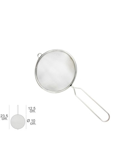 Colador Acero Inoxidable Basic Ø 10 x 23,5 (Alt.) cm.