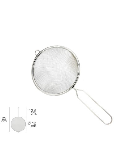 Colador Acero Inoxidable Basic Ø 12 x 25 (Alt.) cm.