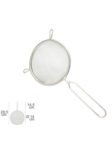 Colador Acero Inoxidable Basic Ø 14 x 28,5 (Alt.) cm.