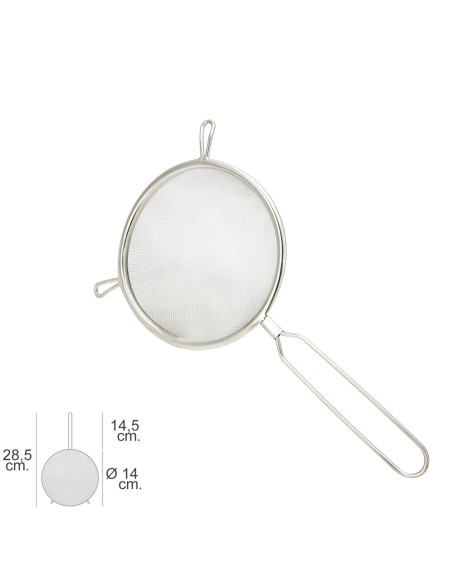 Colador Acero Inoxidable Basic Ø 14 x 28,5 (Alt.) cm.