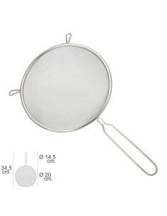 Colador Acero Inoxidable Basic Ø 20 x 34,5 (Alt.) cm.