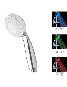 Maneral Ducha Led Indicador Temperatura Ø 11 cm.