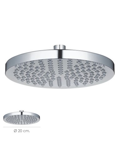 Rociador Ducha Acero Inoxidable Antical Ø 20 cm.