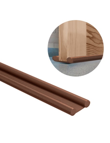 Burlete Puerta Espuma Marron Bajopuerta 95 cm.