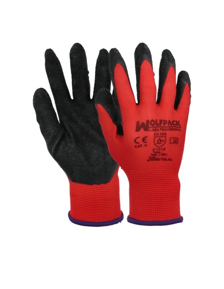 Guantes Latex / Nylon Gripflex Talla 6"