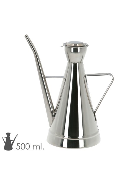 Aceitera Acero Inoxidable Modelo Elegant 500 ml.