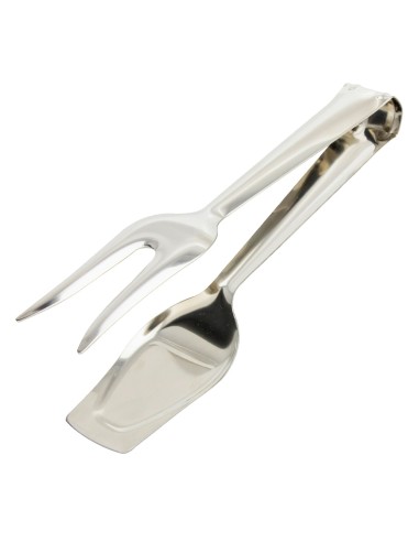 Pinzas Para Servir Acero Inoxidable 21 cm. Ideal para la cocina, servir ensaladas, servir carnes, pescados, etc.