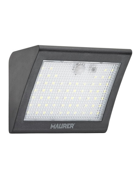 Aplique Solar Led 250 Lumenes Con Sensor De Movimiento y Crepuscular IP65