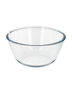 Bol De Cristal, Ideal Para Mezclas. 1.5 Litros. Libre BPA, Cristal De Borosilicato.Ensaladas, Postres, Cocina, Resposteria