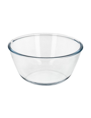 Bol De Cristal, Ideal Para Mezclas. 1.5 Litros. Libre BPA, Cristal De Borosilicato.Ensaladas, Postres, Cocina, Resposteria