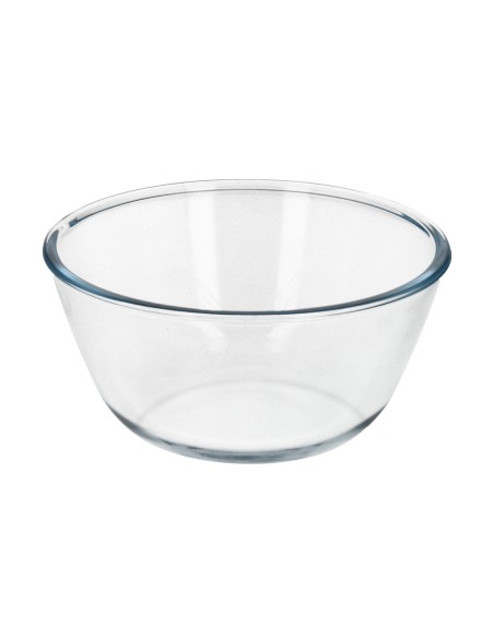 Bol De Cristal, Ideal Para Mezclas. 1.5 Litros. Libre BPA, Cristal De Borosilicato.Ensaladas, Postres, Cocina, Resposteria