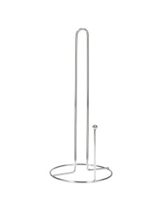 Portarrollos Papel Cocina Vertical, Cromado, 13x29 cm.