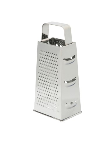 Rallador Acero Inoxidable, 4 Cortes Diferentes, Vertical.
