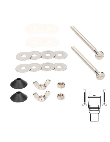 Kit Fiajcion Sanitario Cisterna / Inodo 6x90 (2 Piezas)