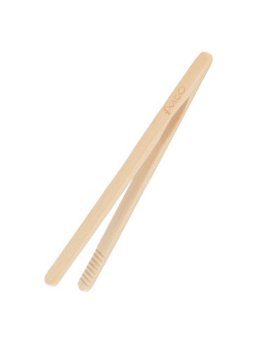 Pinzas De Cocina de Bambu Natural 20 cm.
