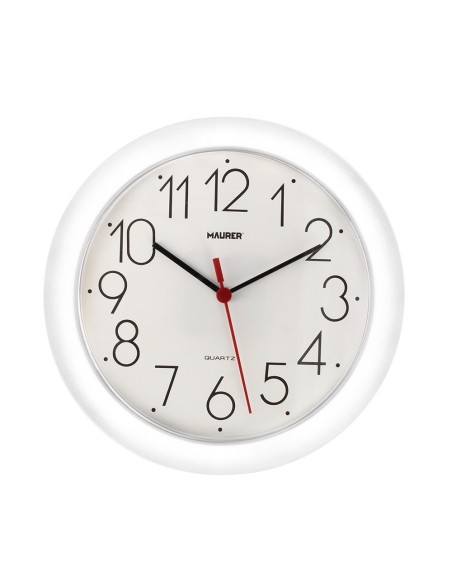 Reloj De Pared Ø 25 cm. Color Blanco
