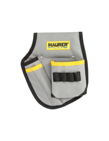 Funda Bolsa Porta Herramientas Para Cinturon Con 3 Bolsillos y 4 Elasticos. Portaherramientas Electricista Multibolsillos