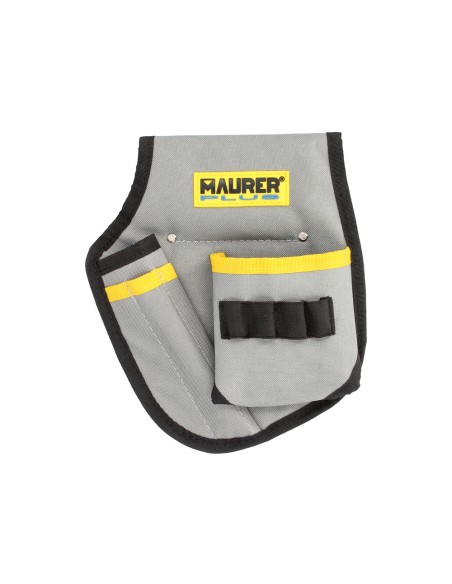 Funda Bolsa Porta Herramientas Para Cinturon Con 3 Bolsillos y 4 Elasticos. Portaherramientas Electricista Multibolsillos