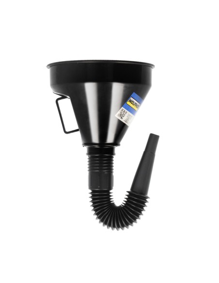 Embudo Boca Ancha Ø 145 mm.Con Prolongador Flexible y Filtro Metalico. Embudo gasoil, embudo gasolina, embudo combustible