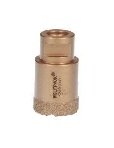 Corona Diamante Para Amoladora Ø 35 mm. Conexión Rosca M14. Corte Seco