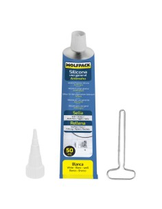 Silicona Acida Antimoho Tubo 50 cc. Blanca