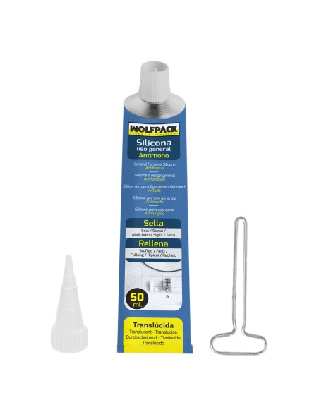 Silicona Acida Antimoho Tubo 50 cc. Transparente