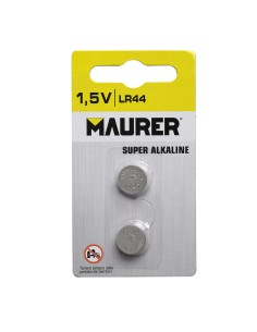Pila Boton Alcalina LR44 (2 piezas)