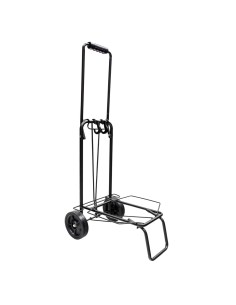Carretilla Plegable Metalica De Carga - Porta Maletas Con Cuerda Elastica 93,5x33x44 cm. Carro De Transporte 50 Kg.