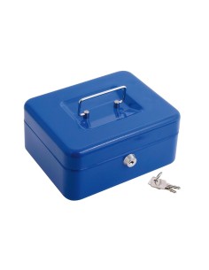 Caja Caudales Wolfpack Pintada Nº 2 200x155 mm. Con Bandeja Interior