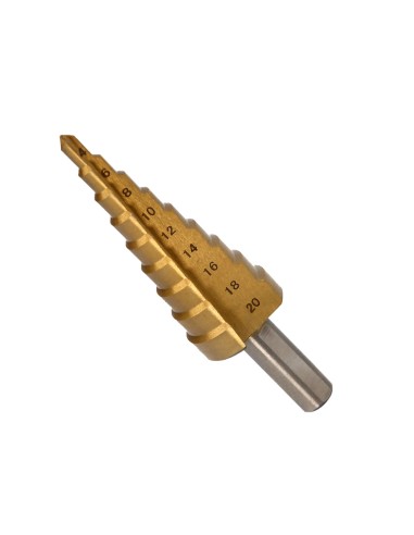 Broca Escalonada Hss Ø 4 a 20 mm.