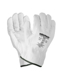Guantes Piel FLOR 11" C/Colgador