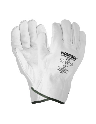 Guantes Piel FLOR 11" C/Colgador