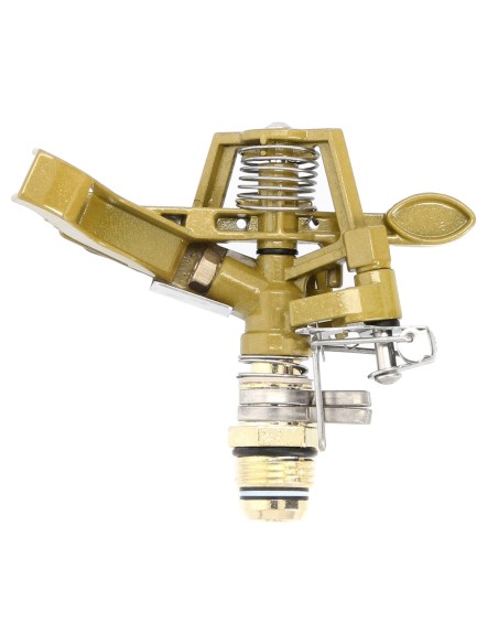 Aspersor Riego Regulable Metalico Sectorial Toma 1/2" Fabricado En Zinc, Riego De Jardines / Cesped