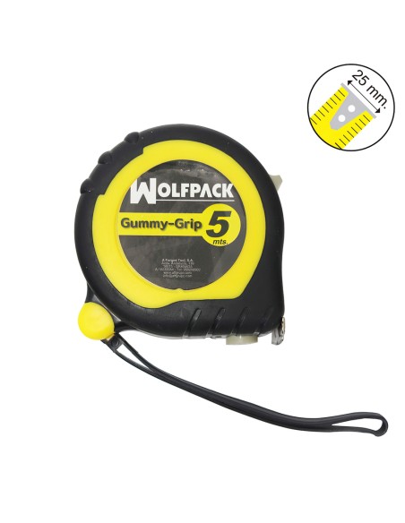 Flexometro Magnetico Grip Topline 5 Metros / 25 mm. Con Freno Metro Magnetico, Medición, Metro Magnetico, Hogar, Bricolaje