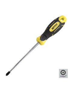 Destornillador Mango Bimaterial Phillips Nº 2 / 100 mm. Destornillador Plano, Cromo Vanadio,