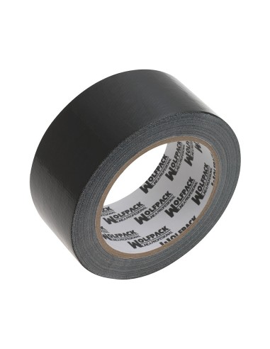 Cinta Americana "Muscle" Color Negro 48 mm. x 25 mertos. Super Resistente, Sellar, Reparar, Unir, Fijar, Sujetar, Empaquetar.