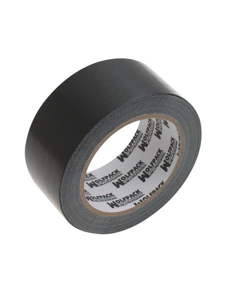Cinta Americana "Muscle" Color Negro 48 mm. x 10 mertos. Super Resistente, Sellar, Reparar, Unir, Fijar, Sujetar, Empaquetar.