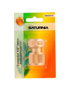 Conector Manguera Laton 1/2" Hembra, Adaptador Grifo, Conector Grifo A Conector Rapido