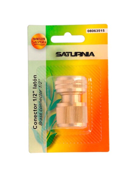 Conector Manguera Laton 1/2" Hembra, Adaptador Grifo, Conector Grifo A Conector Rapido