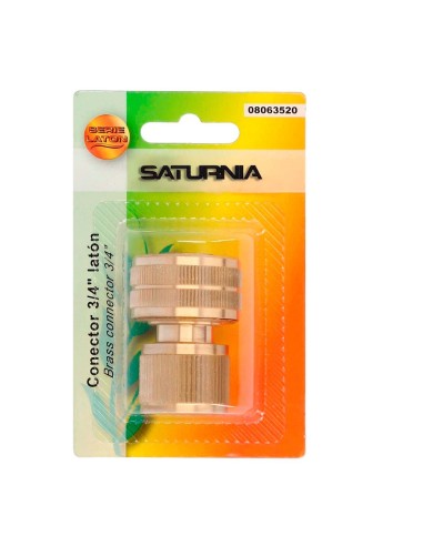 Conector Manguera Laton 3/4" Hembra, Adaptador Grifo, Conector Grifo A Conector Rapido